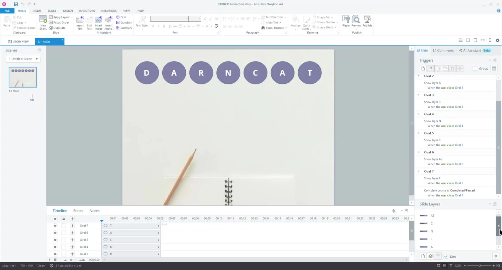Articulate RISE Setup preview
